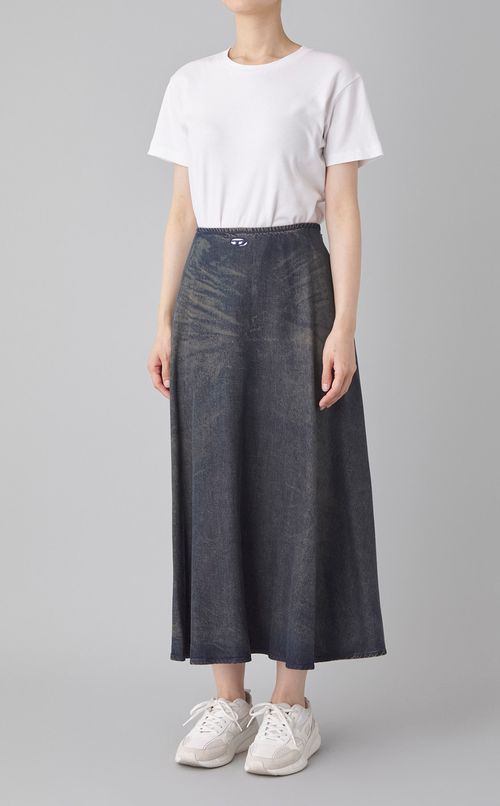 デニムフレアスカート