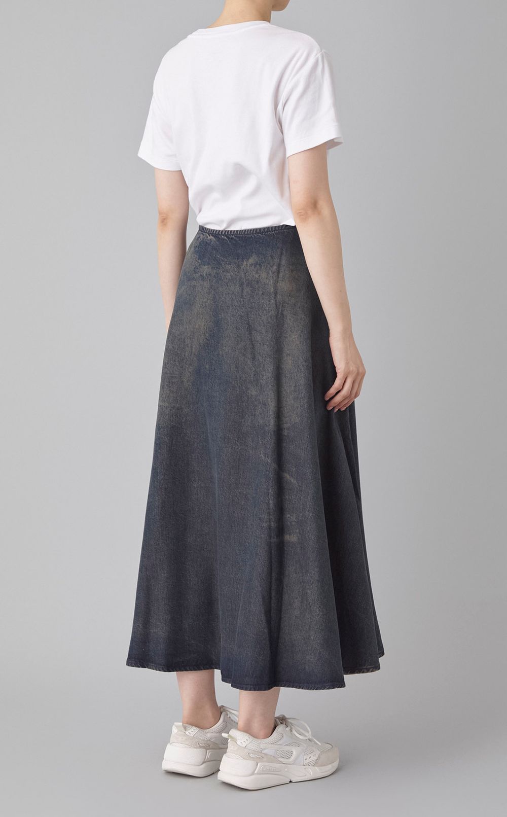 デニムフレアスカート