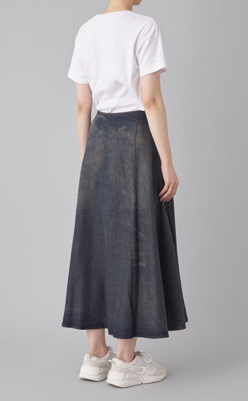 デニムフレアスカート