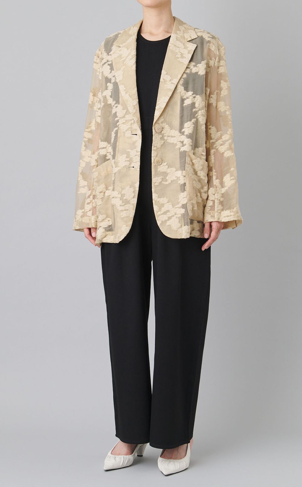 フラワーシアージャガードジャケット