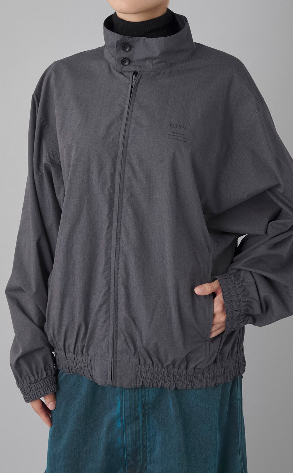 コットンスーツリバーシブルブルゾン