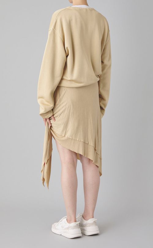 カシュクールジャージワンピース