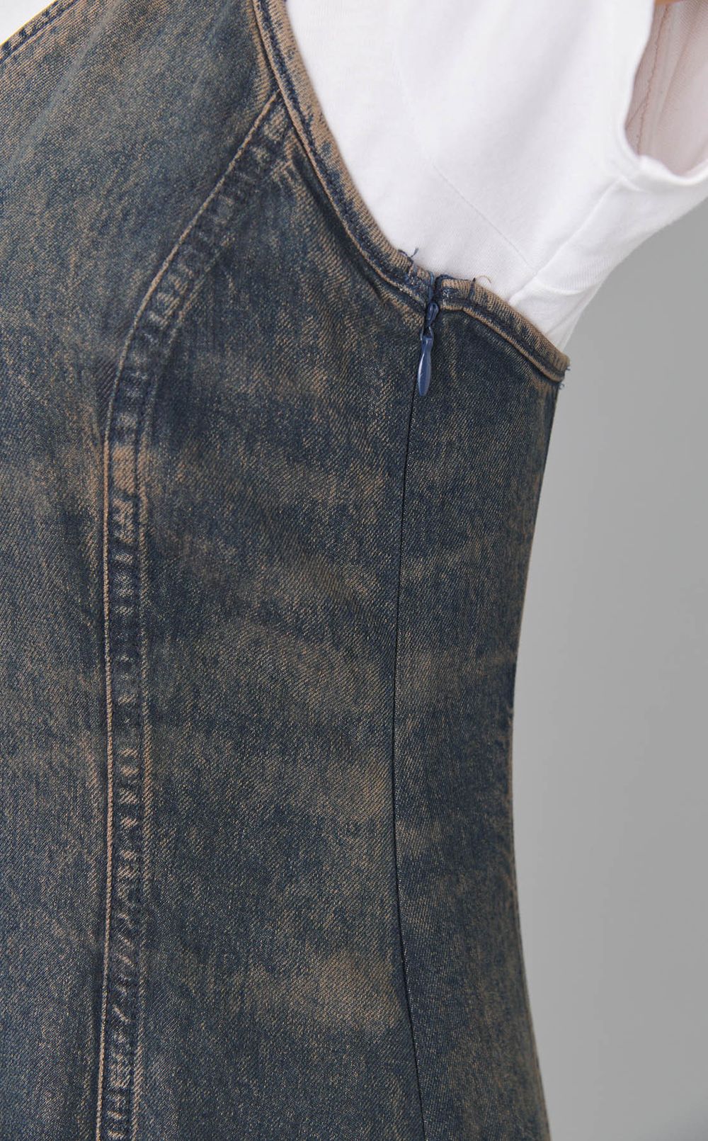 デニムキャミソールワンピース