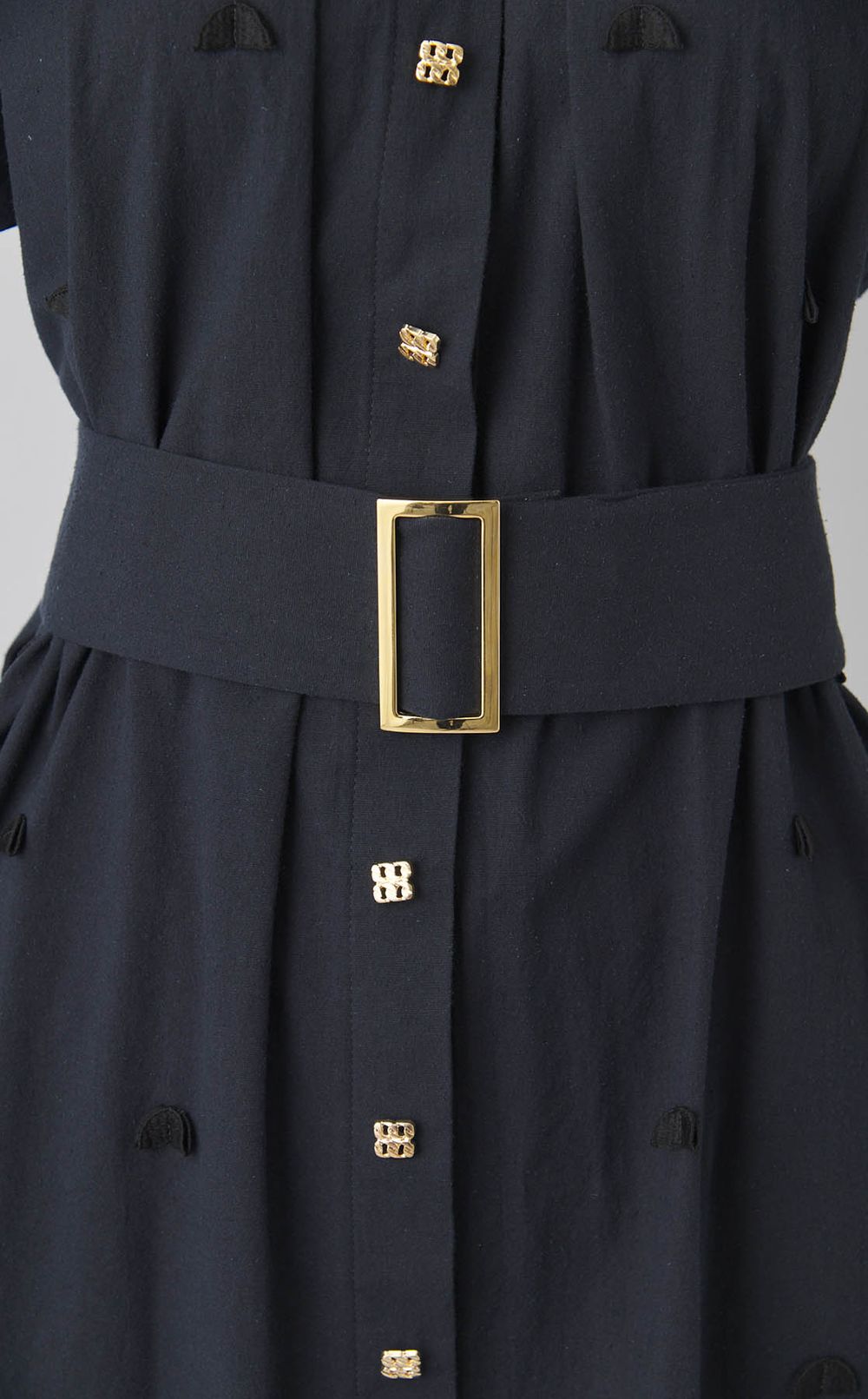 幾何学モチーフワンピース