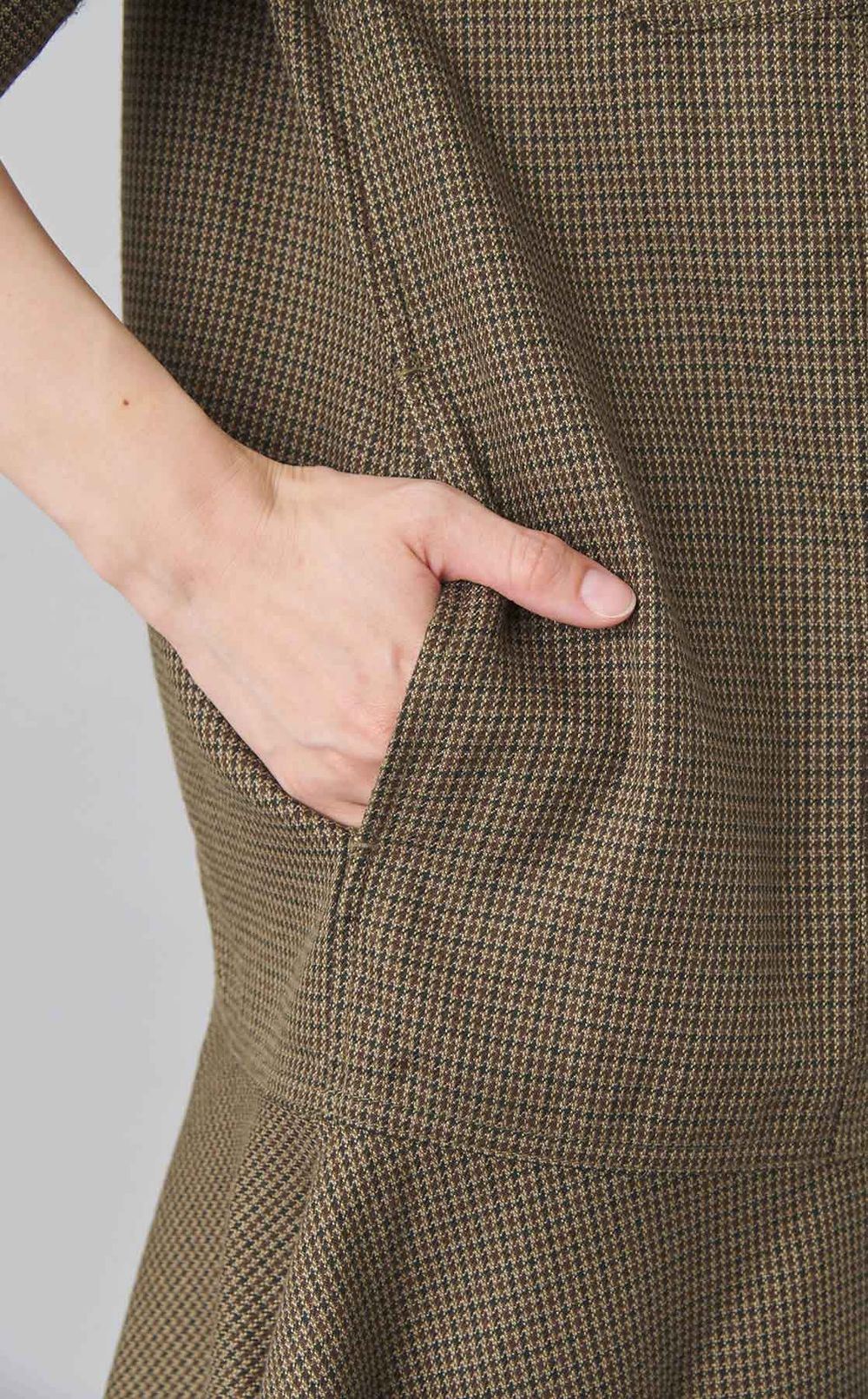 レースアップミニワンピース