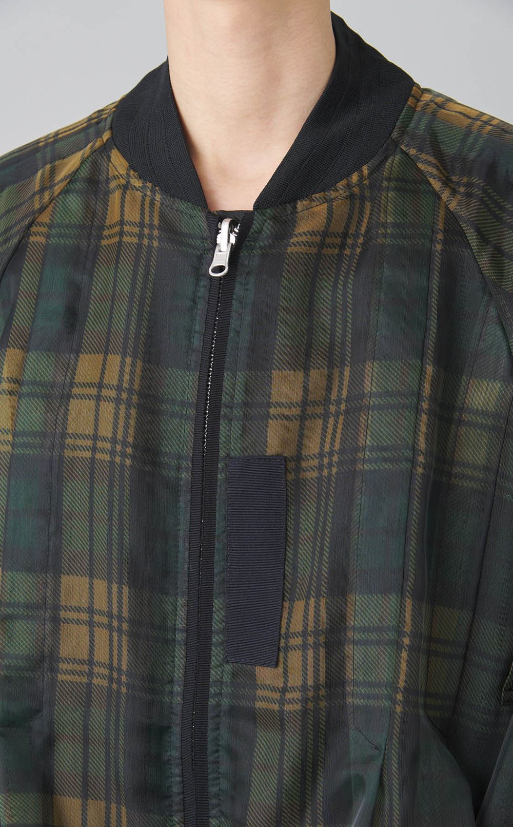 シースルータータンチェックMA-1