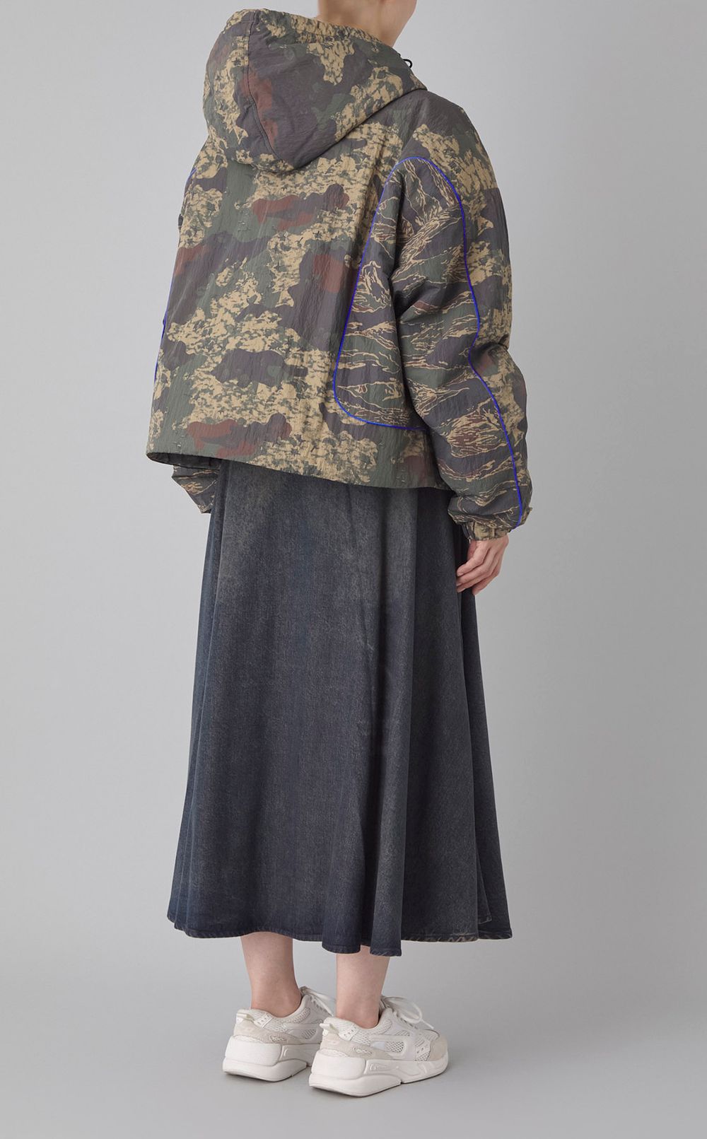 カモフラプリントブルゾン