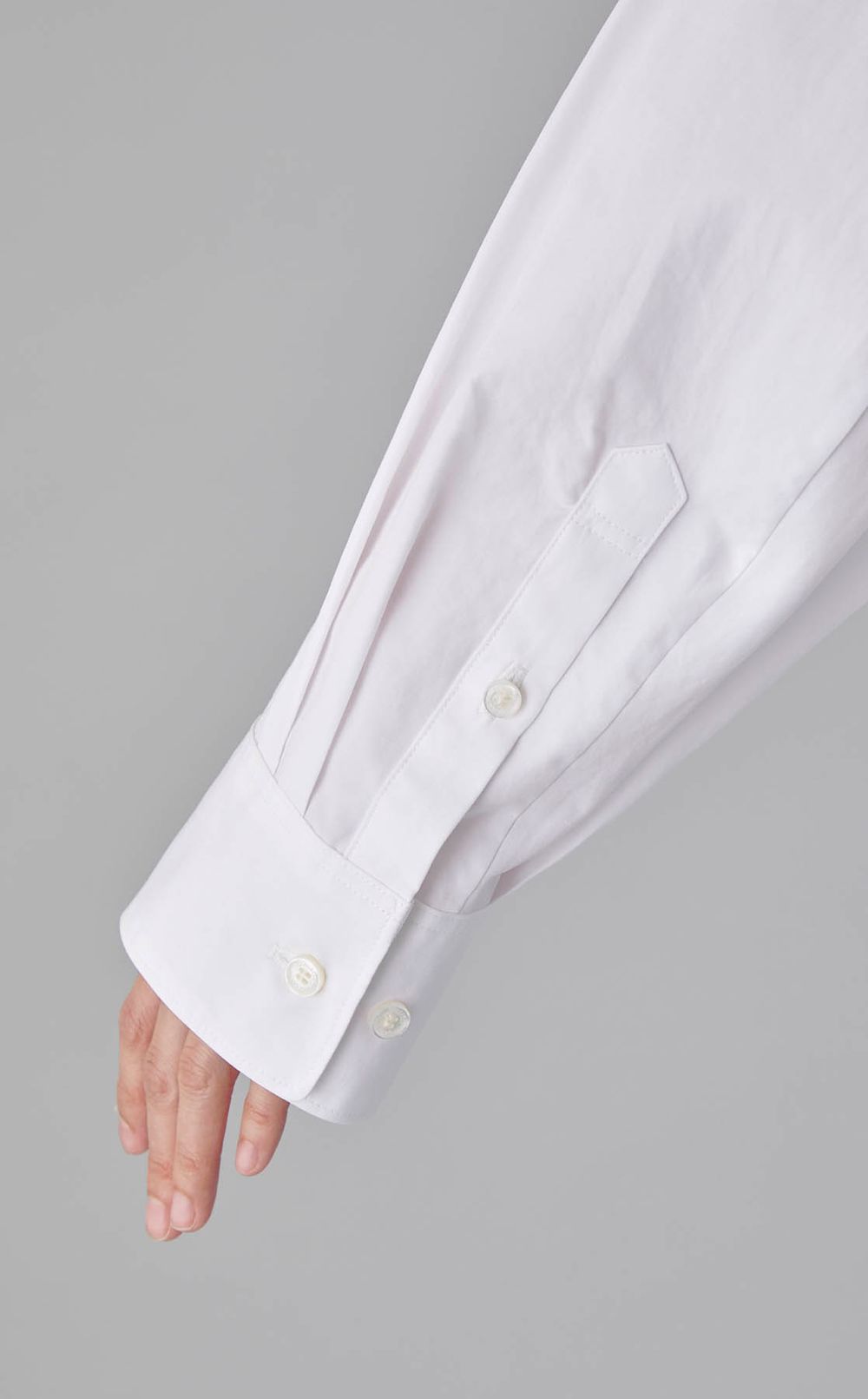 ダブルフロントストライプシャツ