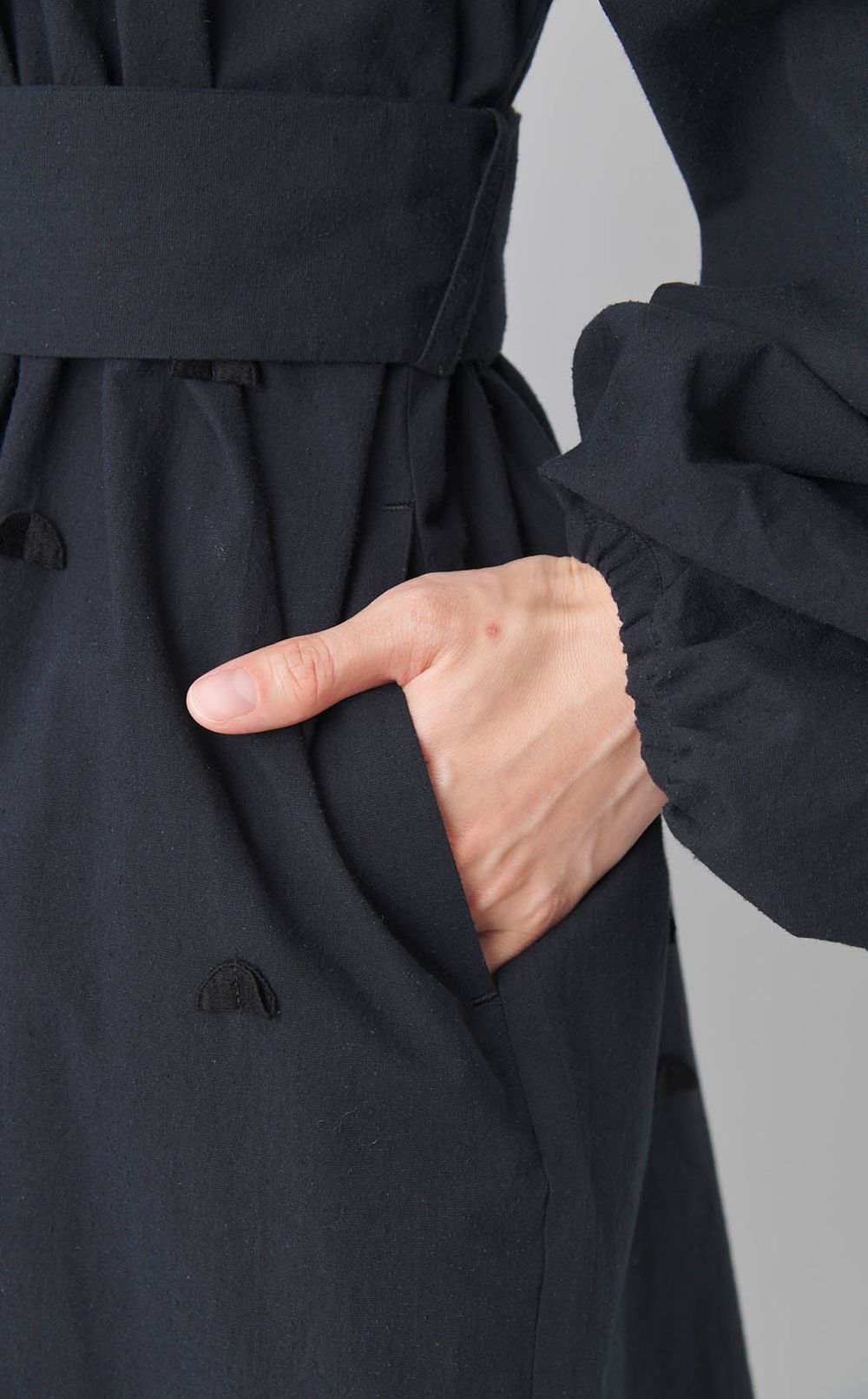 幾何学モチーフワンピース