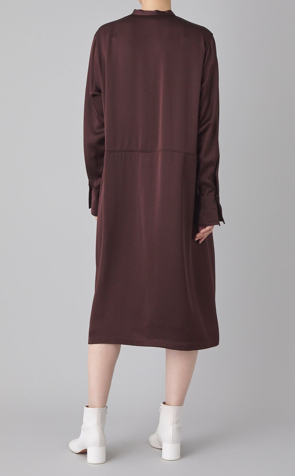 サテンボウタイワンピース