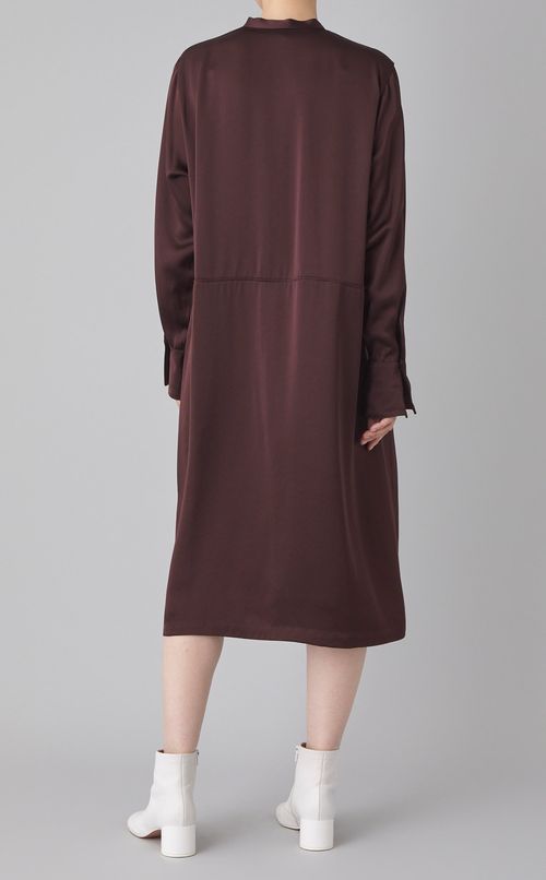 サテンボウタイワンピース