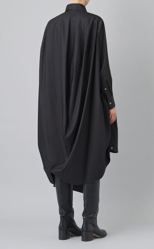 コットンボールシャツワンピース