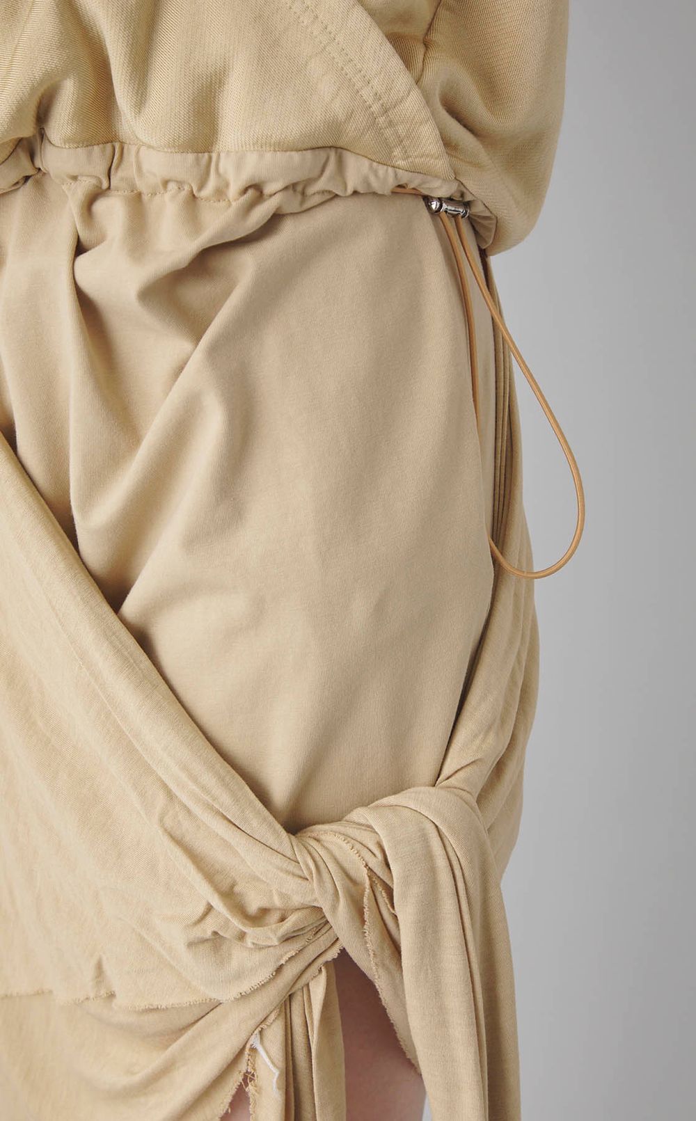 カシュクールジャージワンピース