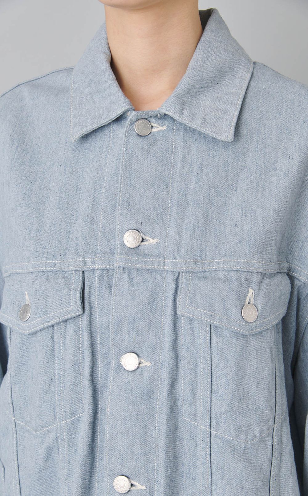 ダブルエンドリサイクルデニムブルゾン