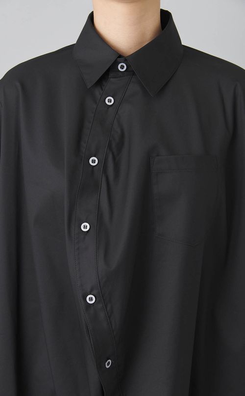 コットンボールシャツワンピース