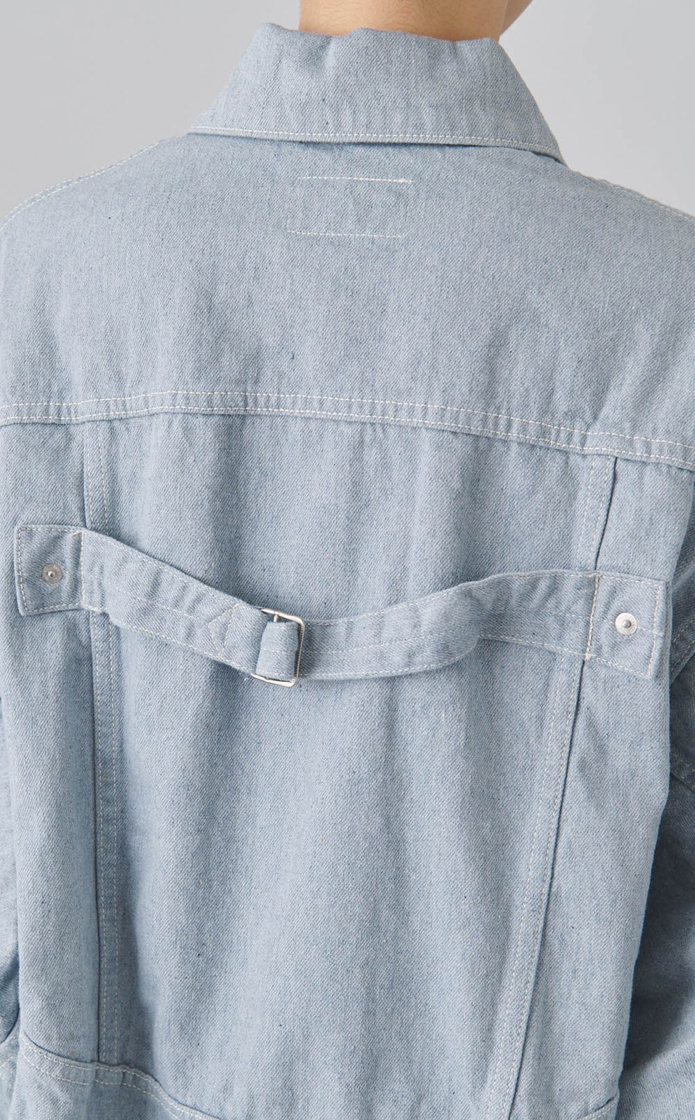 ダブルエンドリサイクルデニムブルゾン