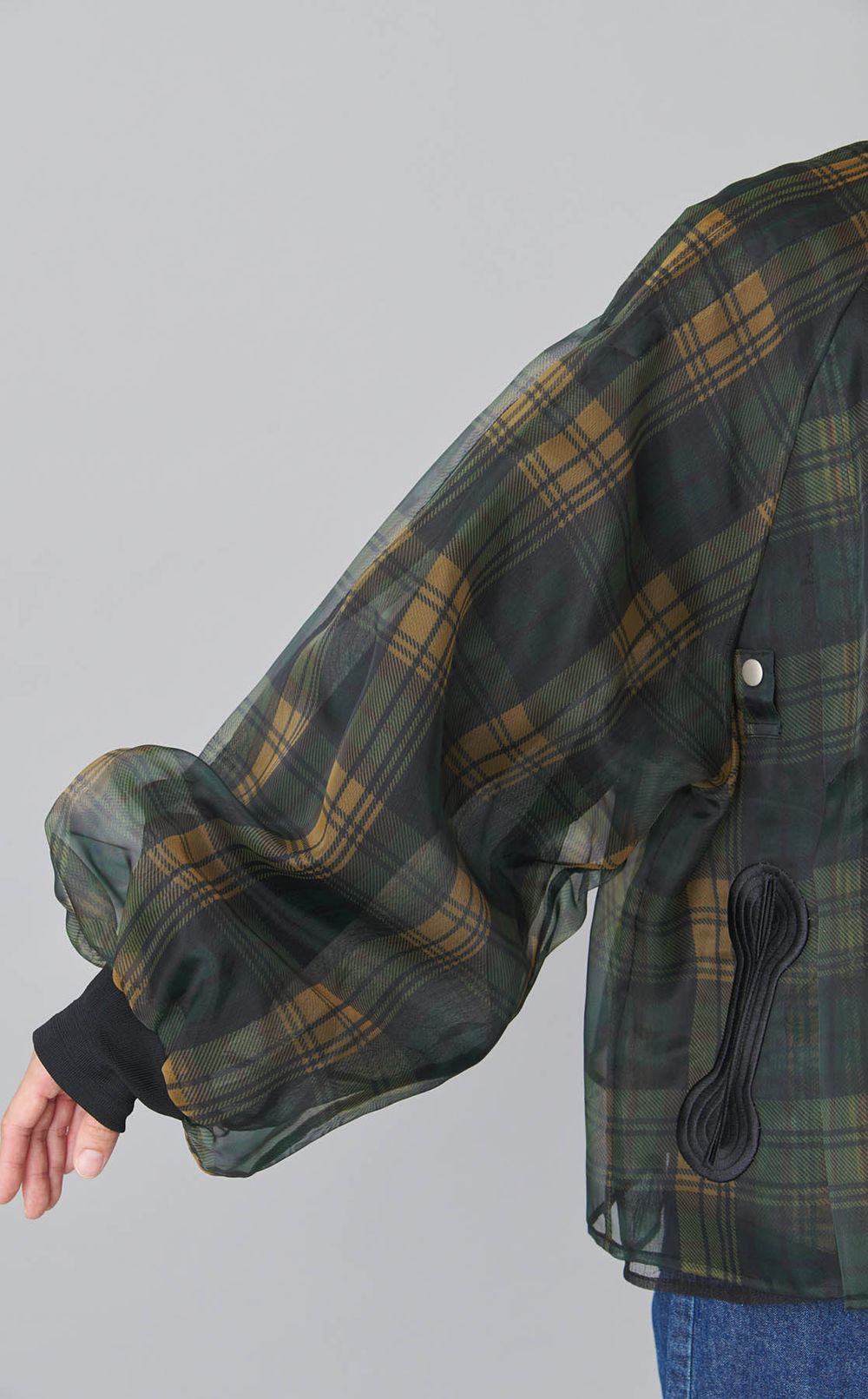 シースルータータンチェックMA-1