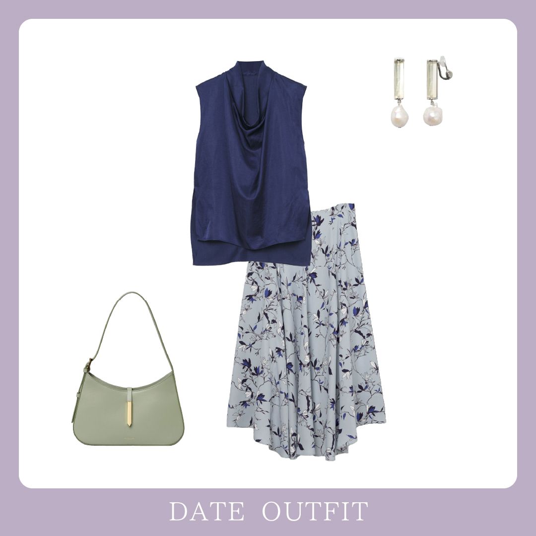 初デートで着たい、エレガントな夏の映画デートコーデ