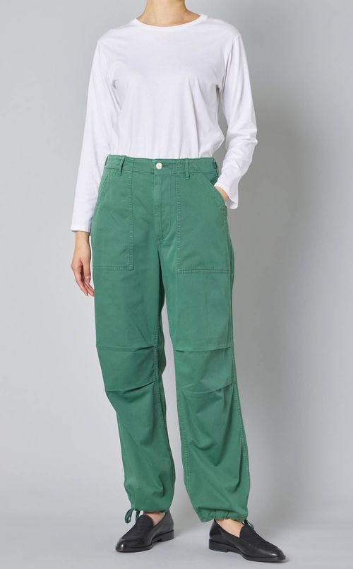 コットンツイルドローストリングパンツ