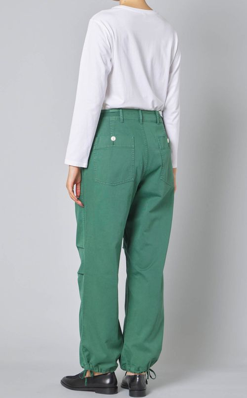 コットンツイルドローストリングパンツ