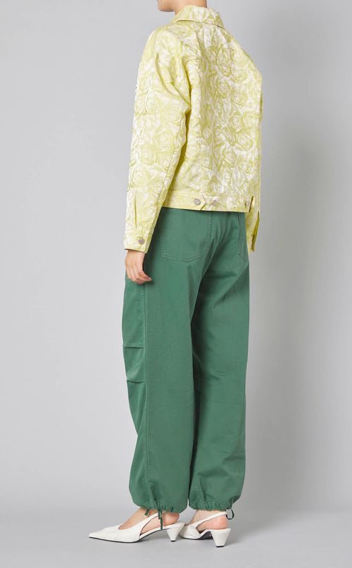 ローズジャガードショートブルゾン