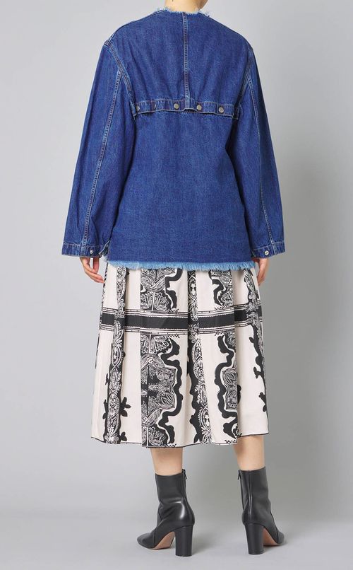 ノーカラーデタッチャブルボレロ