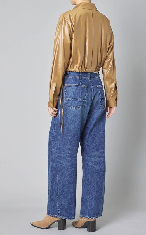 シャイニータフタシャツブルゾン