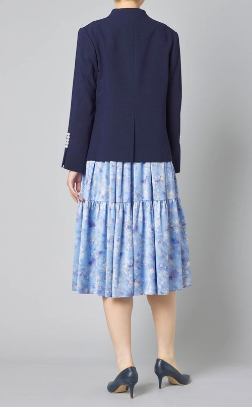 パールカーブドノーカラージャケット