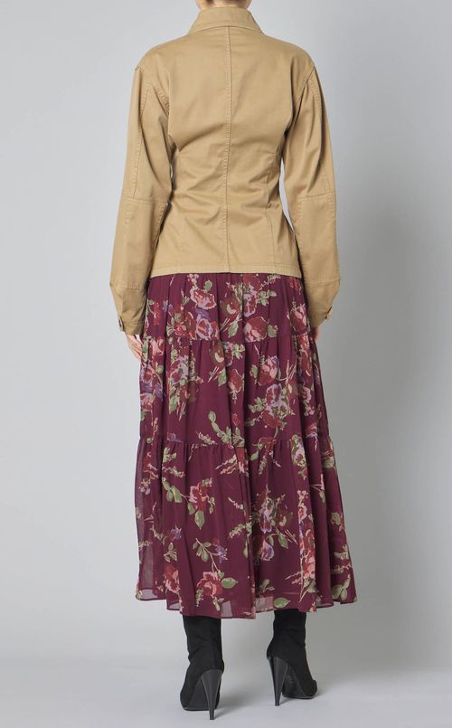 コットンフロントポケットシャツブルゾン