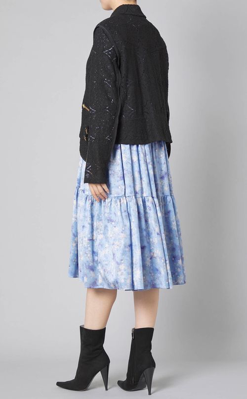 レースジップブルゾン