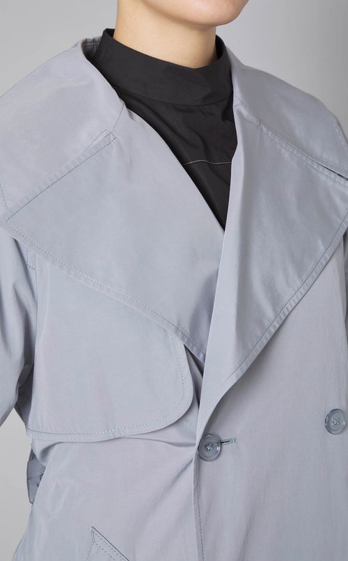 コットンポリライトトレンチコート