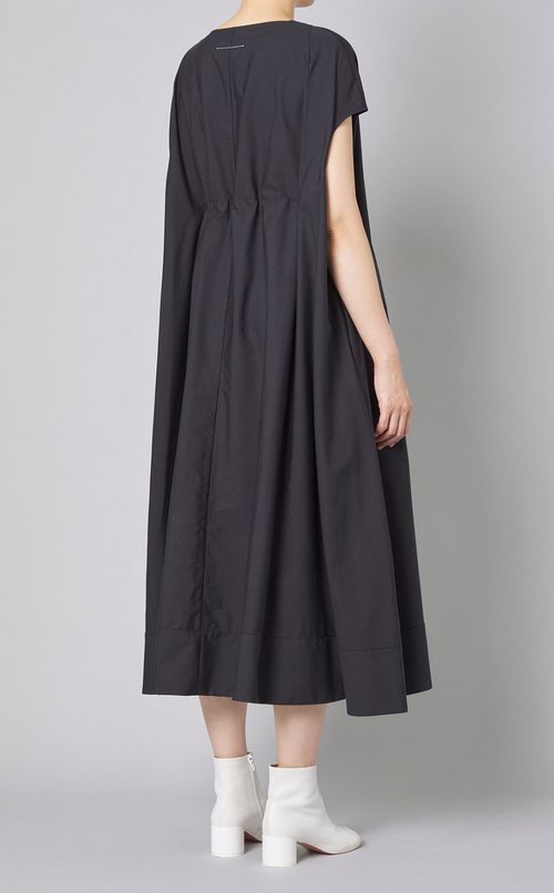 コットンフロントリボンテントワンピース