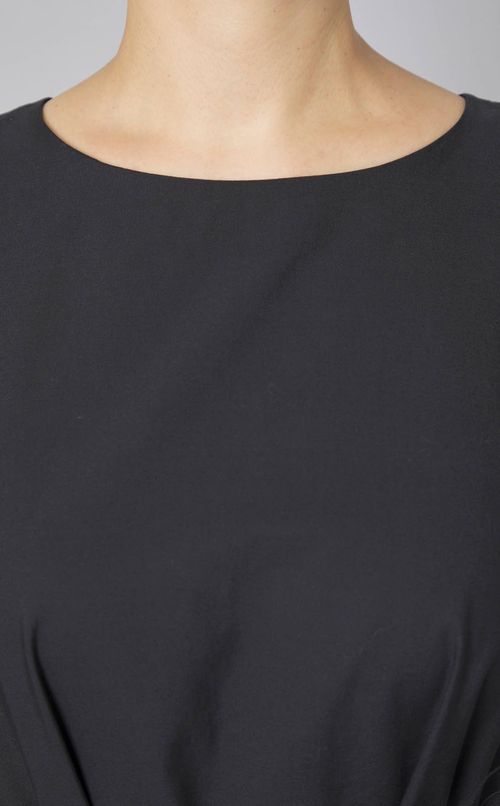 コットンフロントリボンテントワンピース