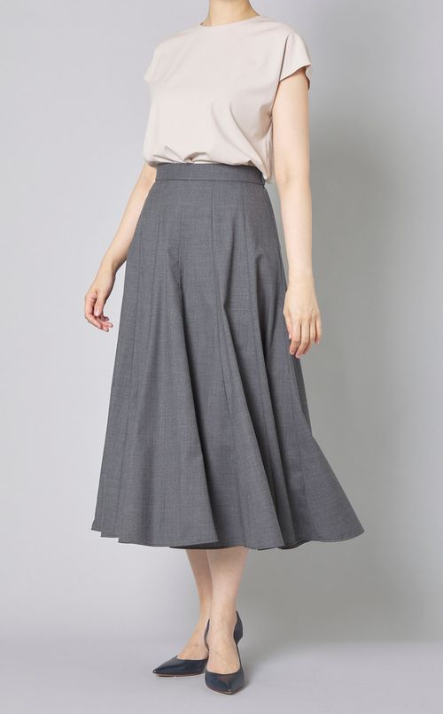 ウールトロドレープスカート