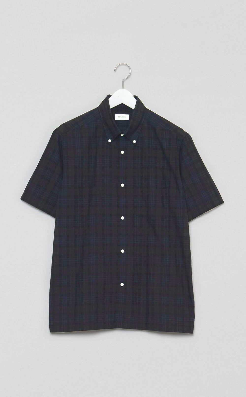 ショートスリーブサッカーチェックシャツ