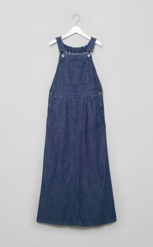 ライトデニムサロペットワンピース