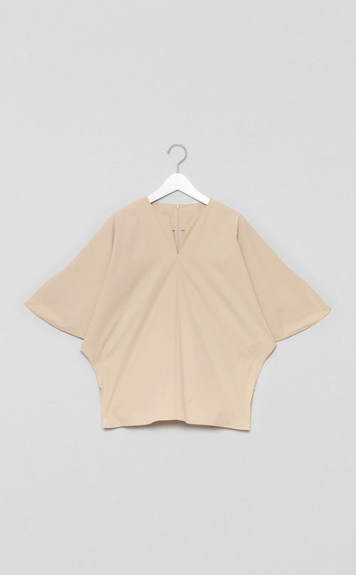 タイプライタードレープブラウス