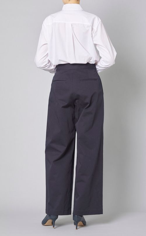 ドライコットンチノワイドパンツ