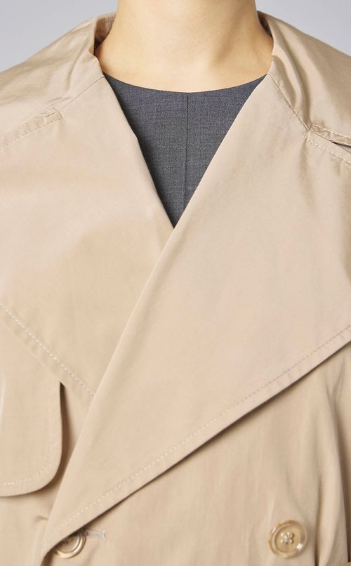 コットンポリライトトレンチコート