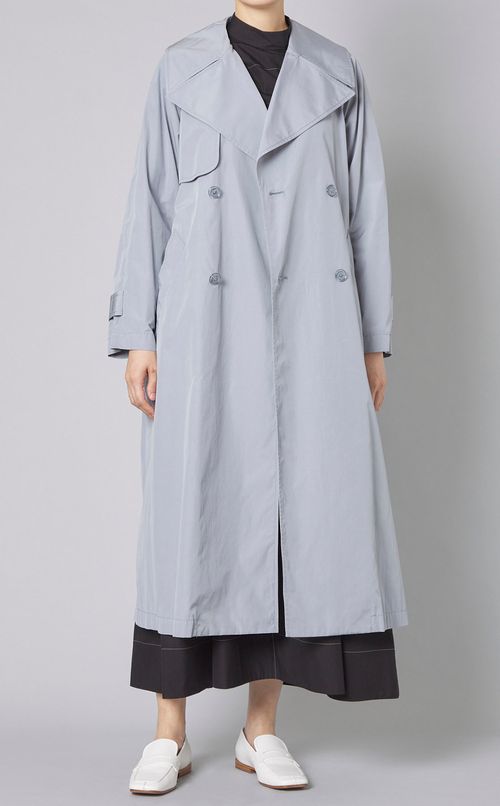 コットンポリライトトレンチコート