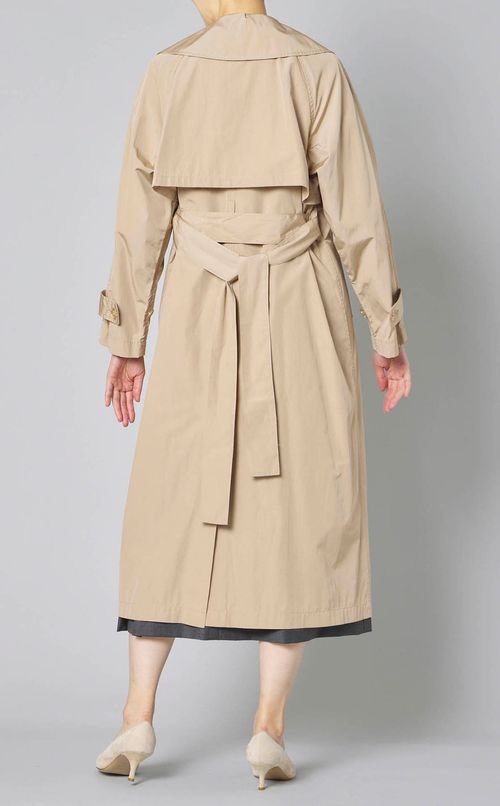コットンポリライトトレンチコート