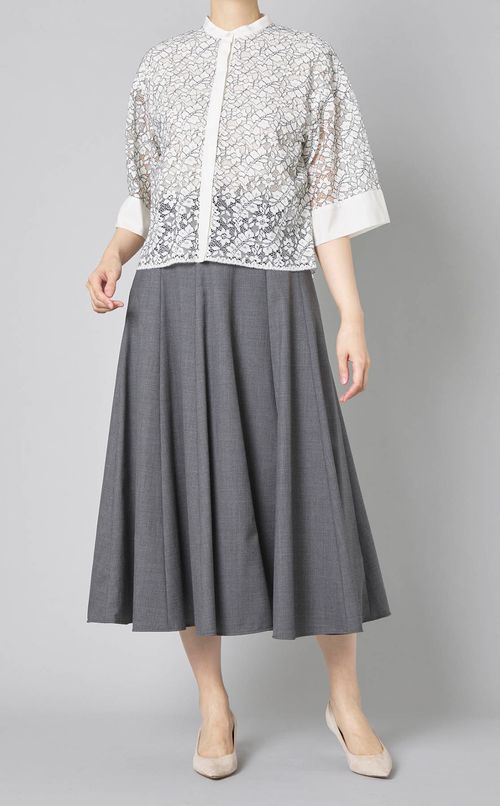 ウールトロドレープスカート
