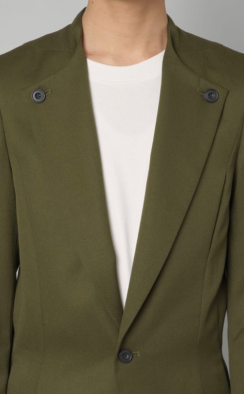 ウールツイルボタンドジャケット