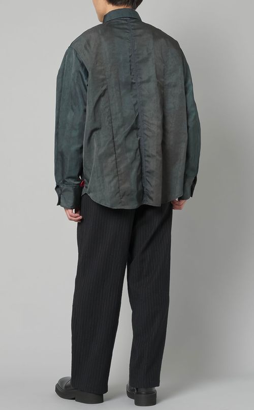 フロウイングダイヒズワークシャツ