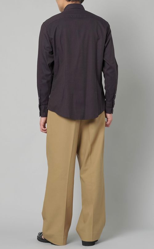 コットンロングスリーブシャツ