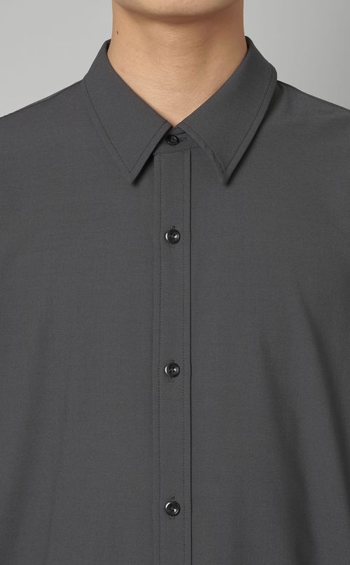 トロピカルストラップスリーブシャツ