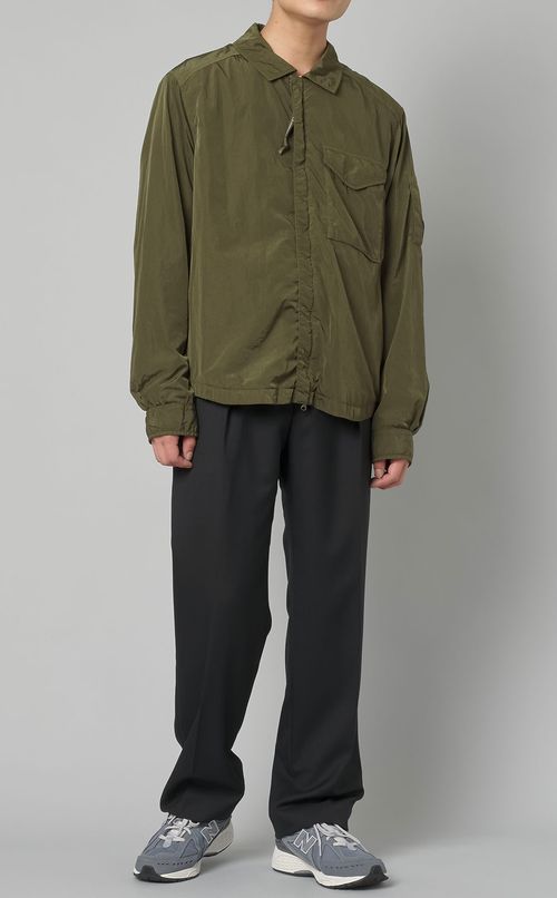 フラップポケットオーバーシャツ