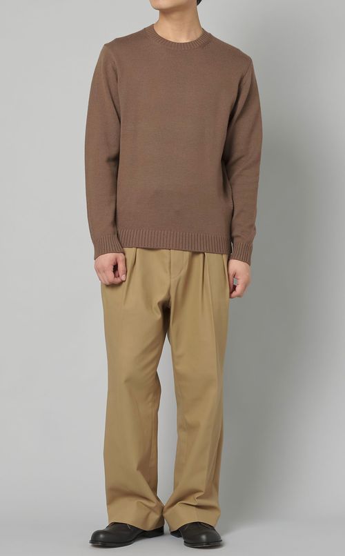 メリノベーシッククルーネックニット