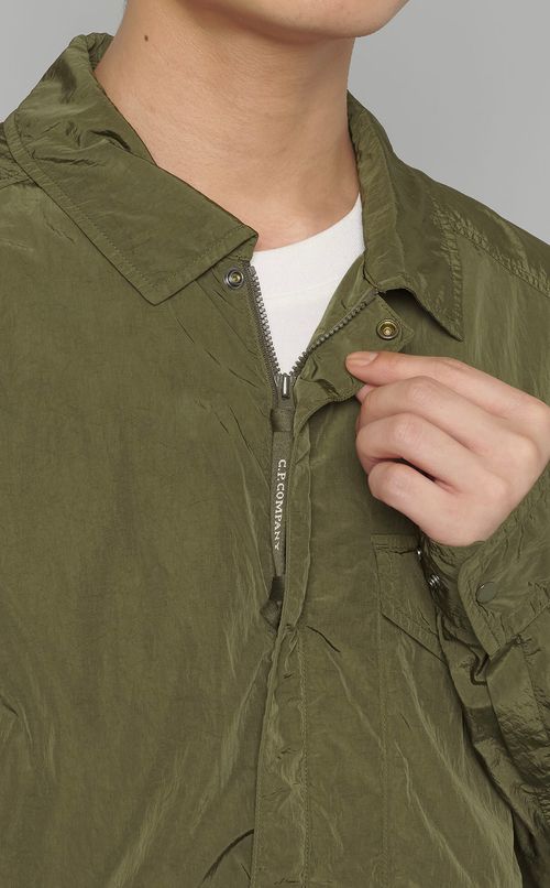 フラップポケットオーバーシャツ