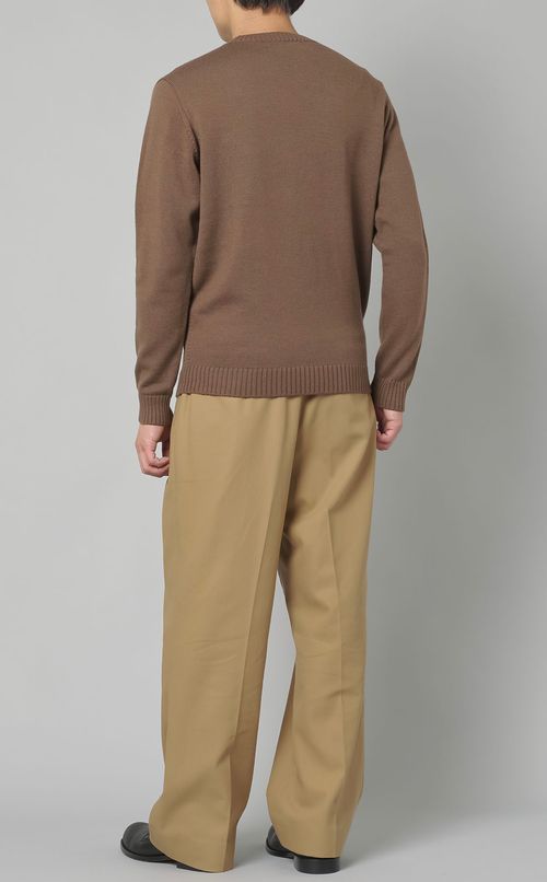 メリノベーシッククルーネックニット